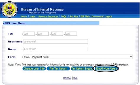 How to Register with the BIR eFPS (eFiling and Payment System).